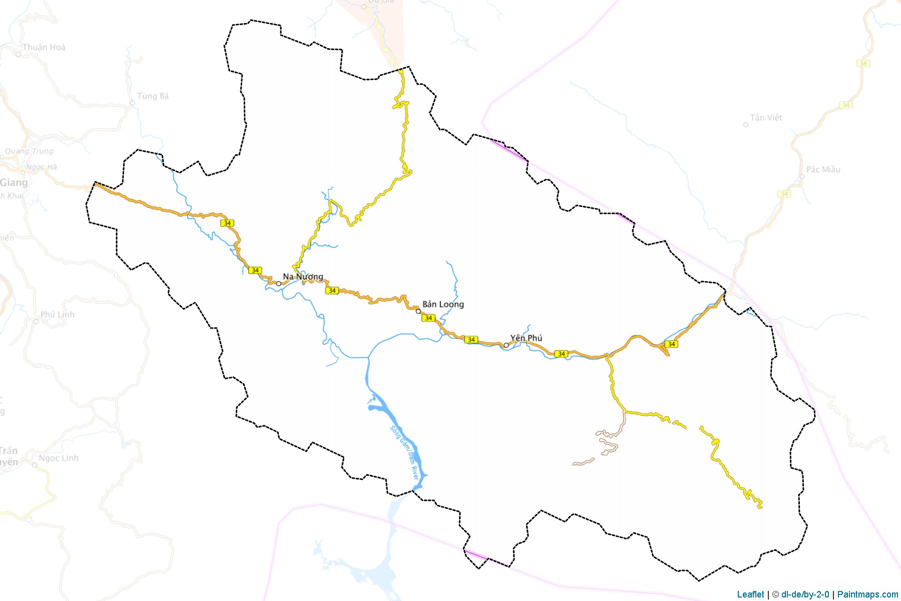 Bac Me (Ha Giang) Map Cropping Samples-1