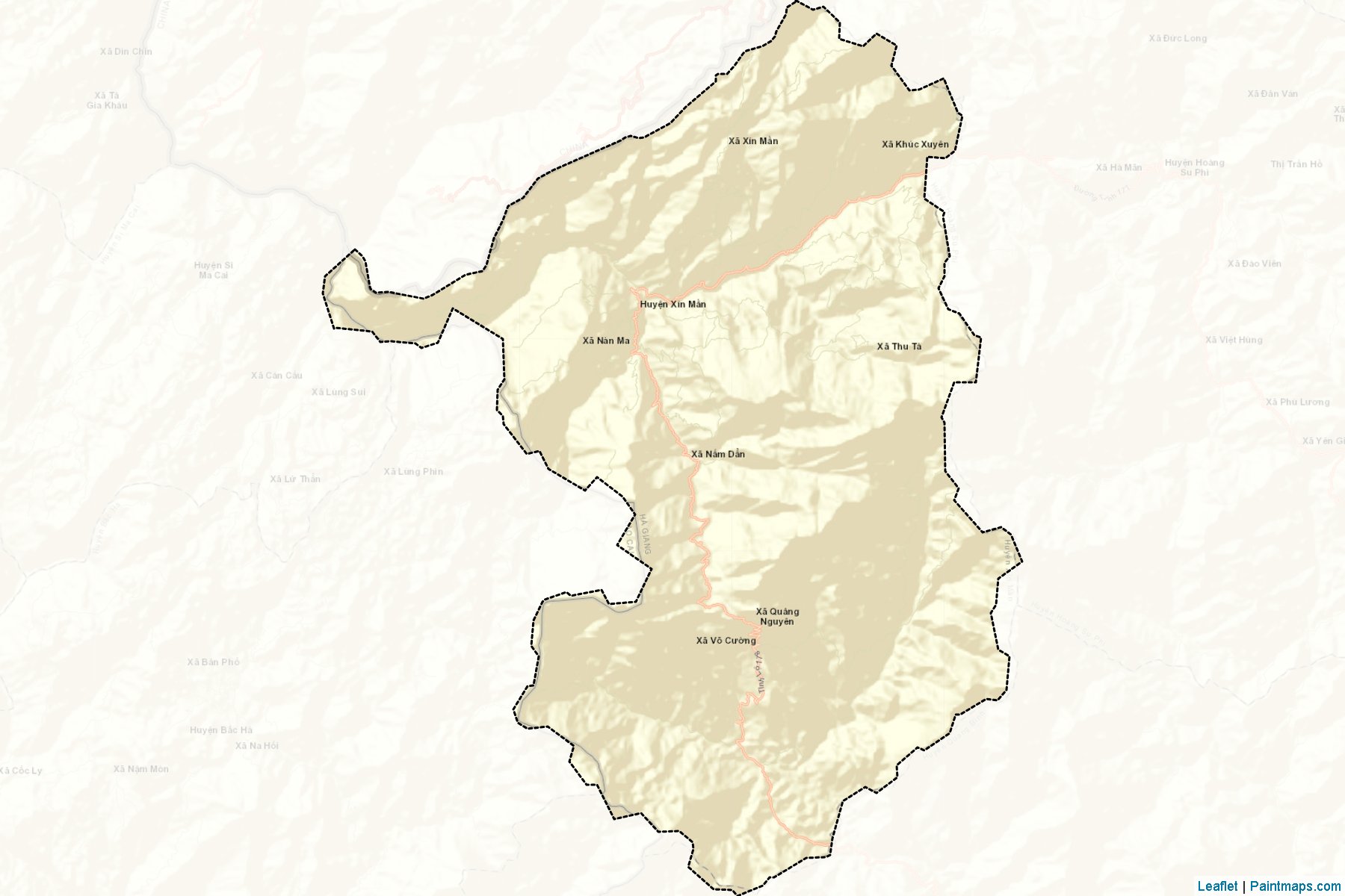 Xin Man (Ha Giang) Map Cropping Samples-2