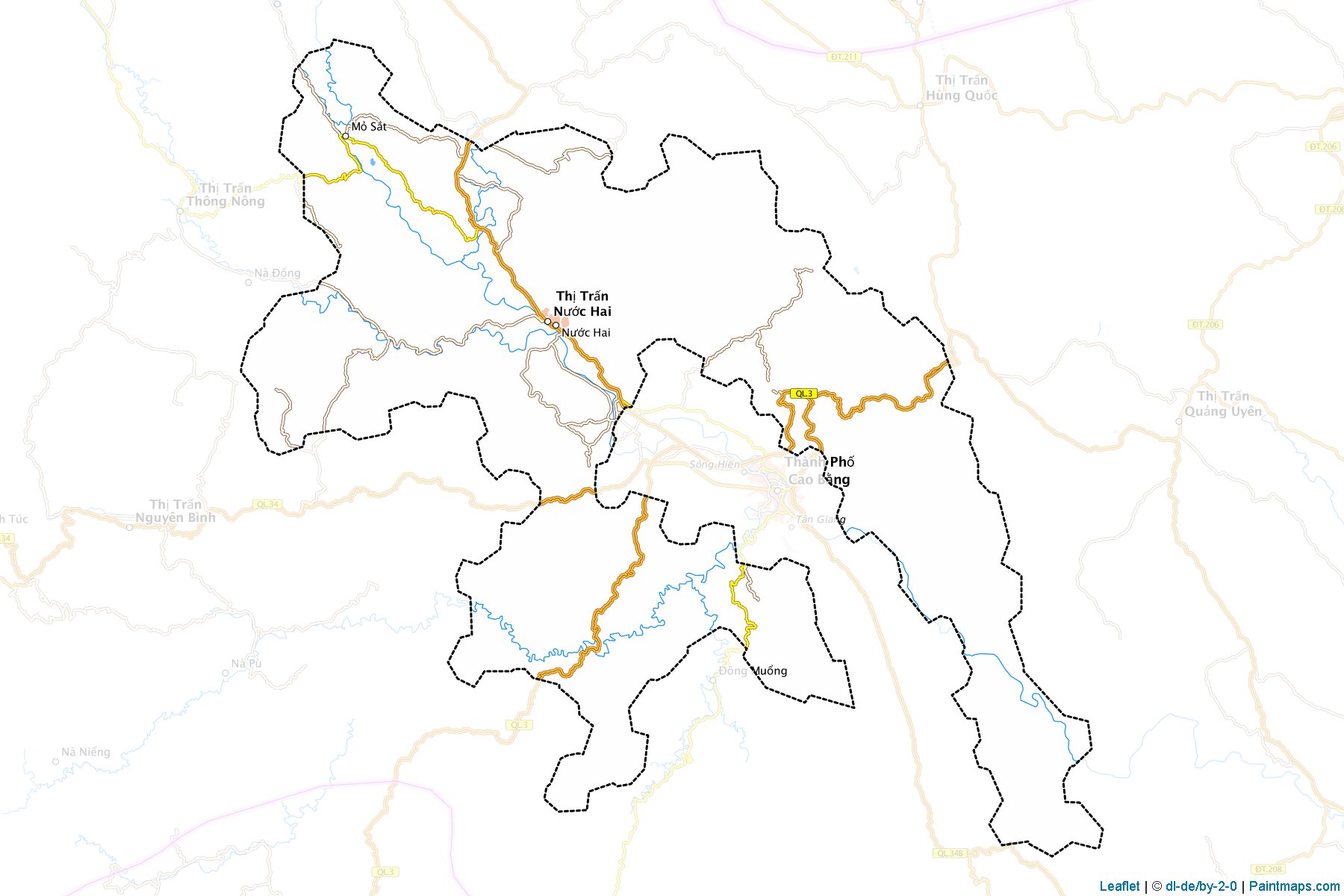 Hoa An (Cao Bang) Map Cropping Samples-1