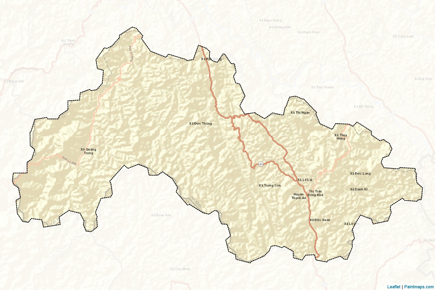 Thach An (Cao Bang) Map Cropping Samples-2