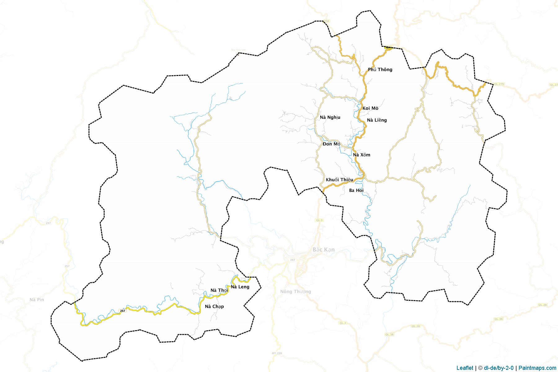 Bach Thong (Bac Kan) Map Cropping Samples-1