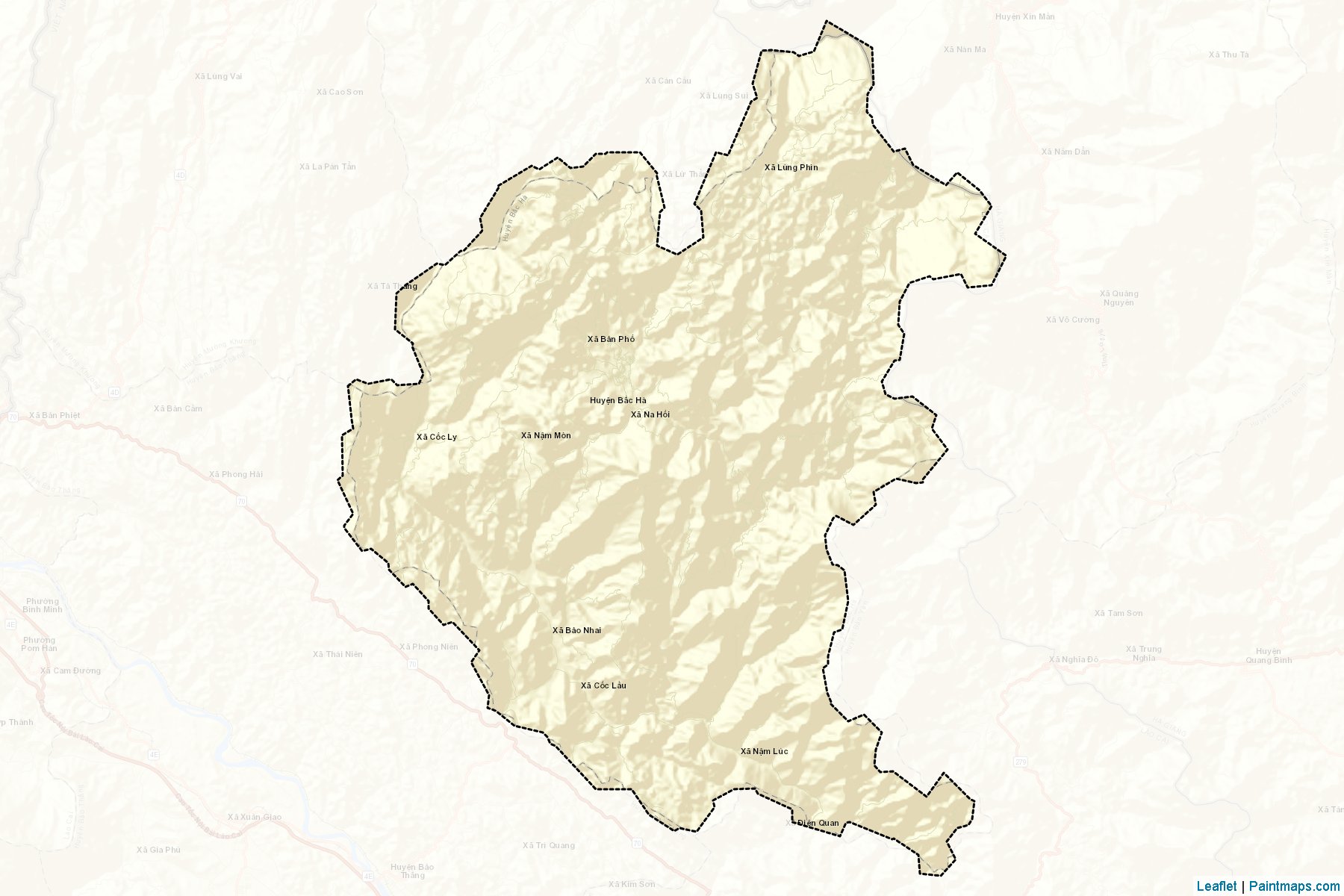 Bac Ha (Lao Cai) Map Cropping Samples-2