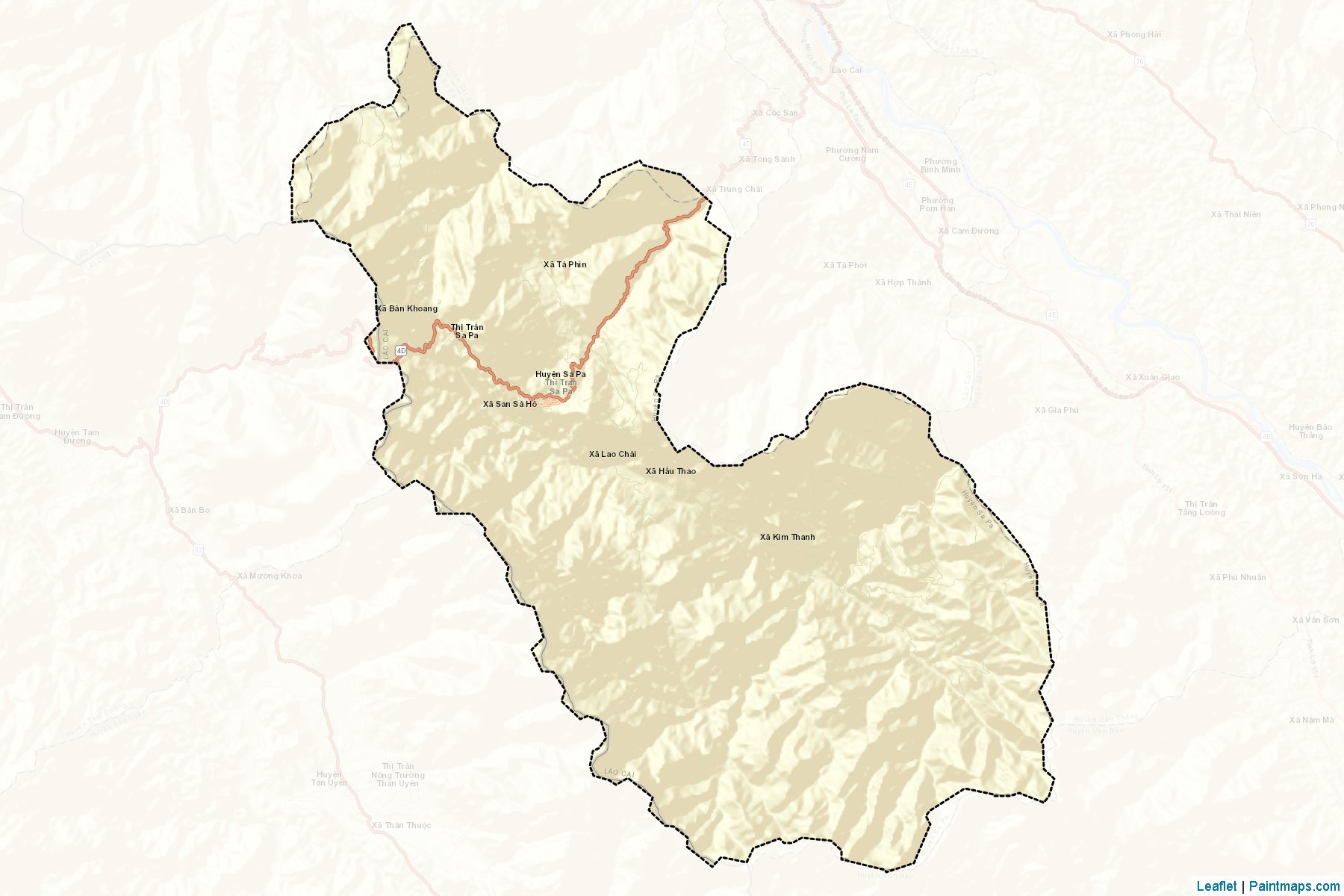 Sa Pa (Lao Cai) Map Cropping Samples-2