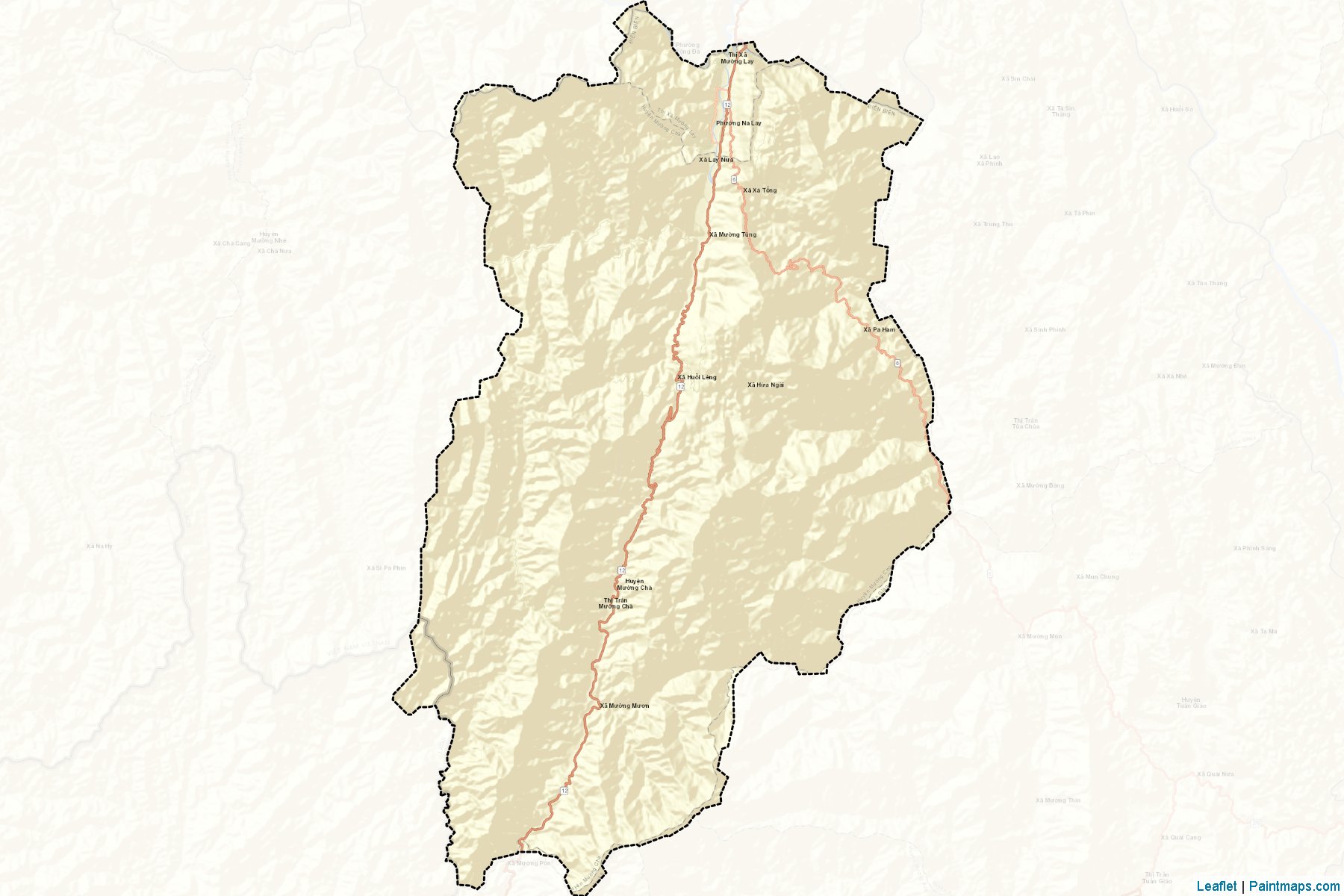 Muong Cha (Dien Bien) Map Cropping Samples-2