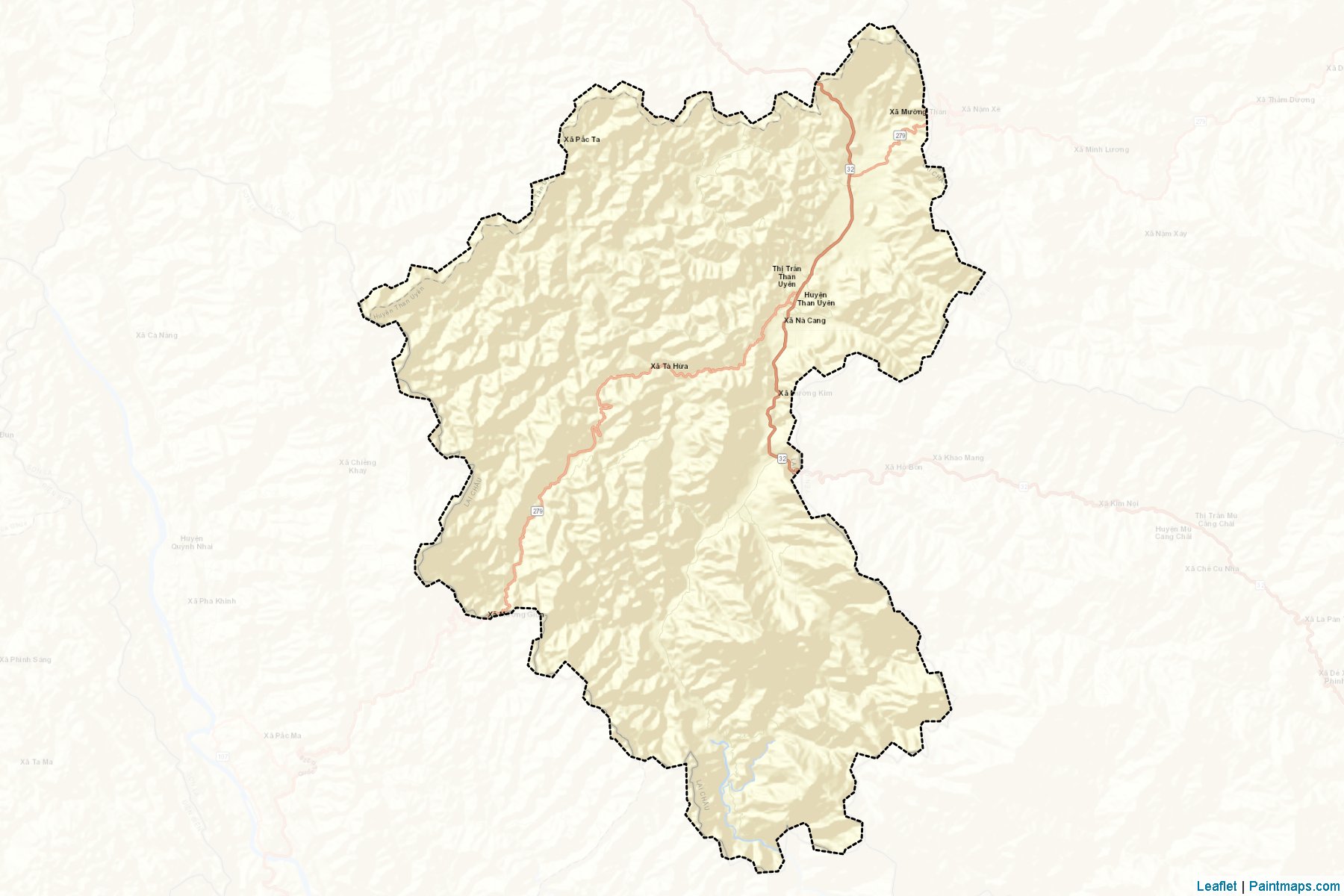 Muestras de recorte de mapas Than Uyen (Lai Chau)-2