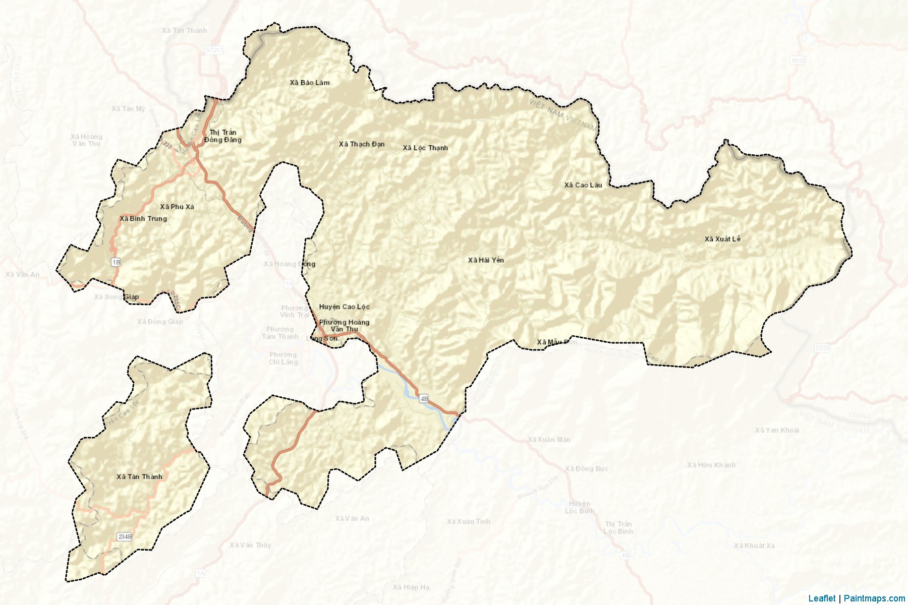 Cao Loc (Lang Son) Map Cropping Samples-2