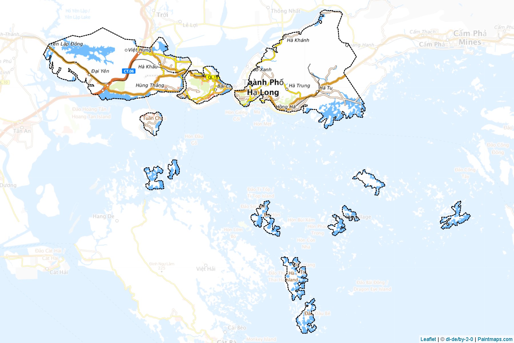 Ha Long (Quang Ninh) Haritası Örnekleri-1