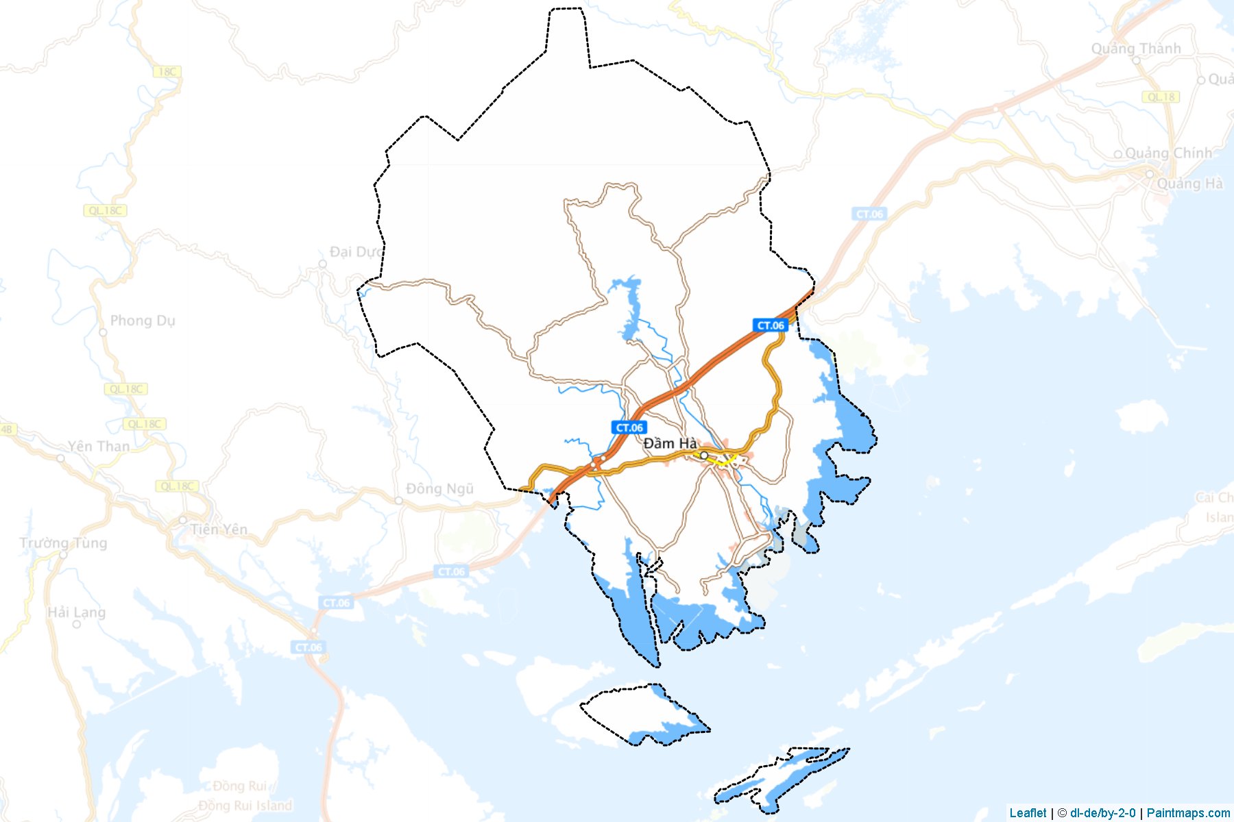 Dam Ha (Quang Ninh) Map Cropping Samples-1