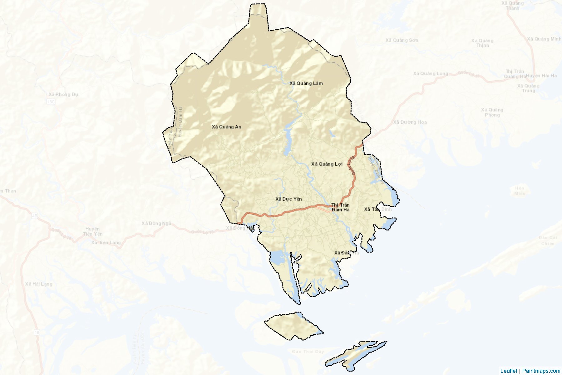 Dam Ha (Quang Ninh) Map Cropping Samples-2