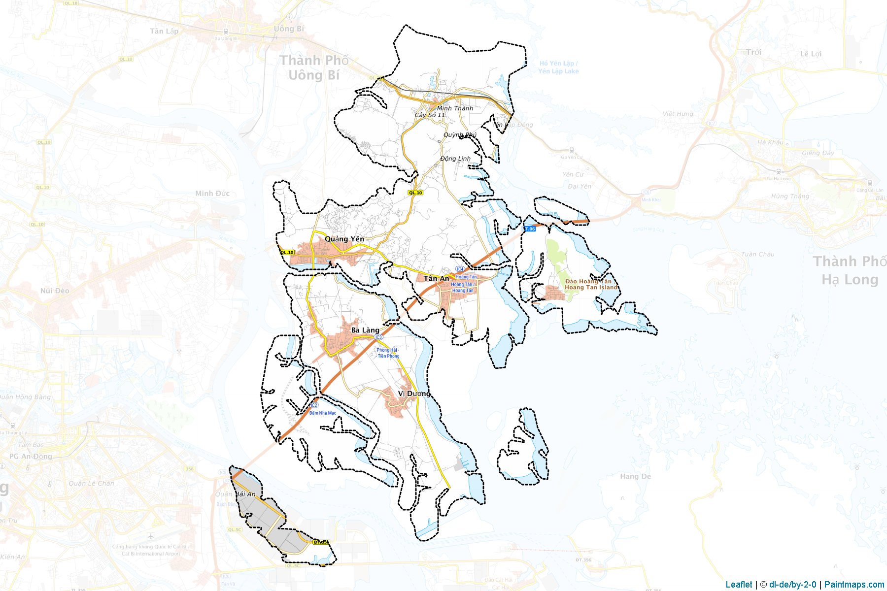 Quảng Yên (Quang Ninh) Map Cropping Samples-1