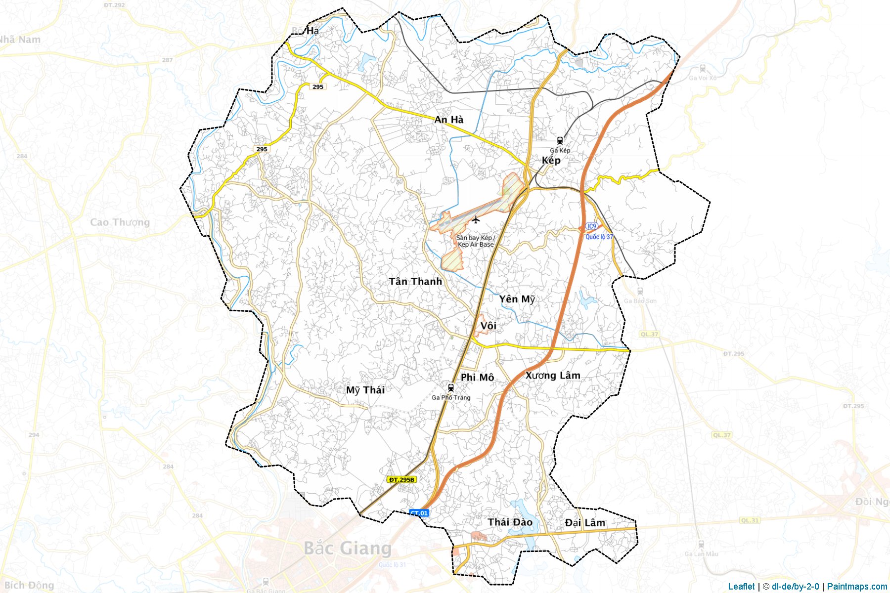 Lang Giang (Bac Giang) Map Cropping Samples-1