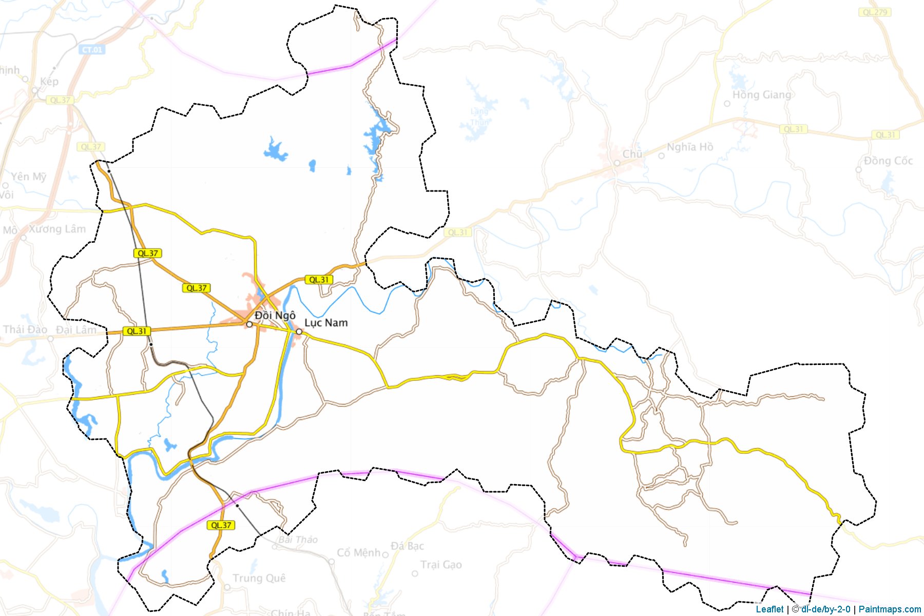 Luc Nam (Bac Giang) Map Cropping Samples-1