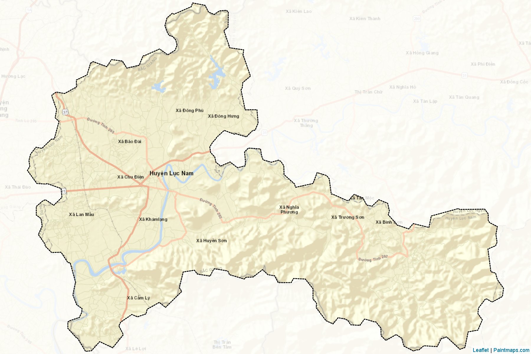 Luc Nam (Bac Giang) Map Cropping Samples-2