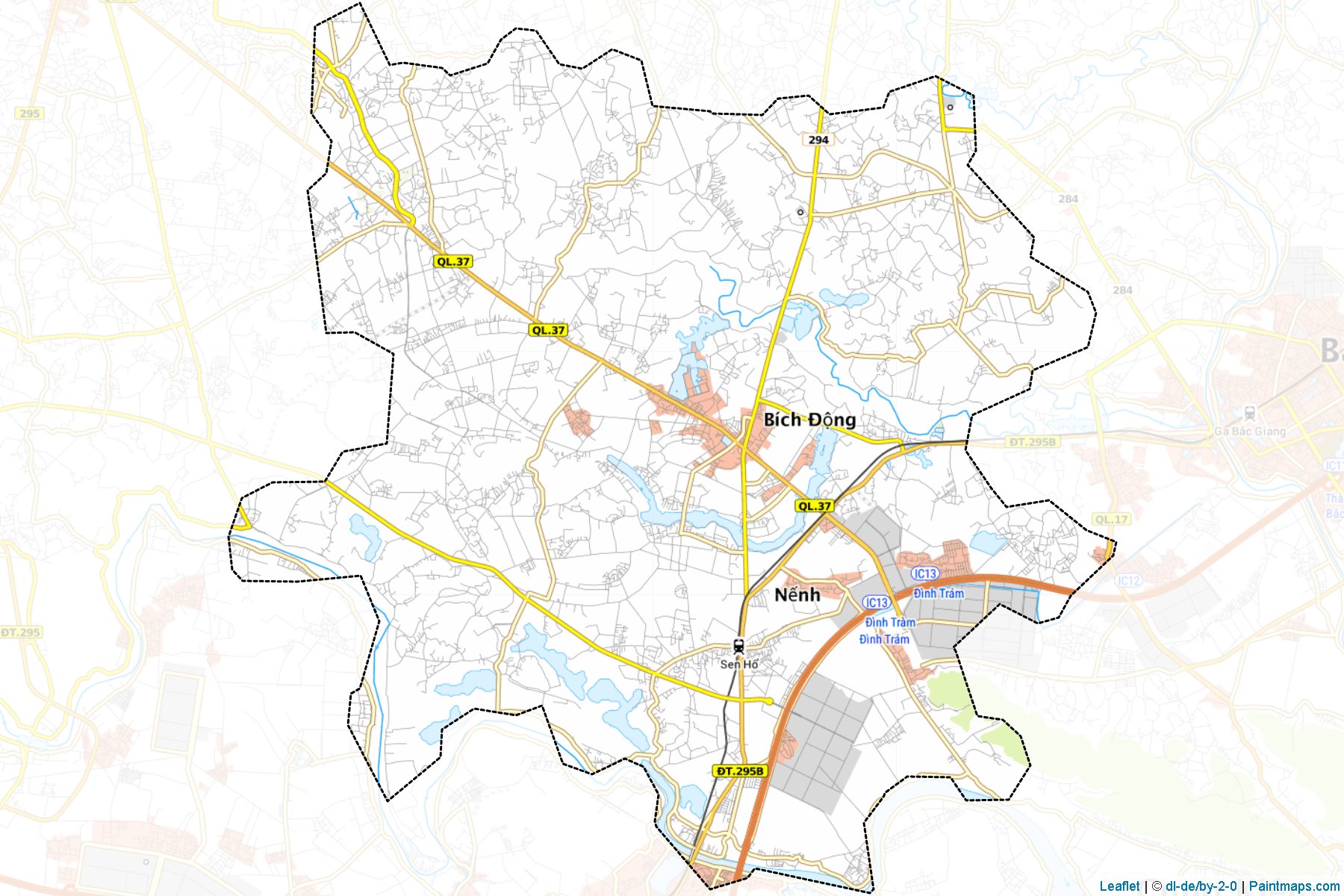 Viet Yen (Bac Giang) Map Cropping Samples-1