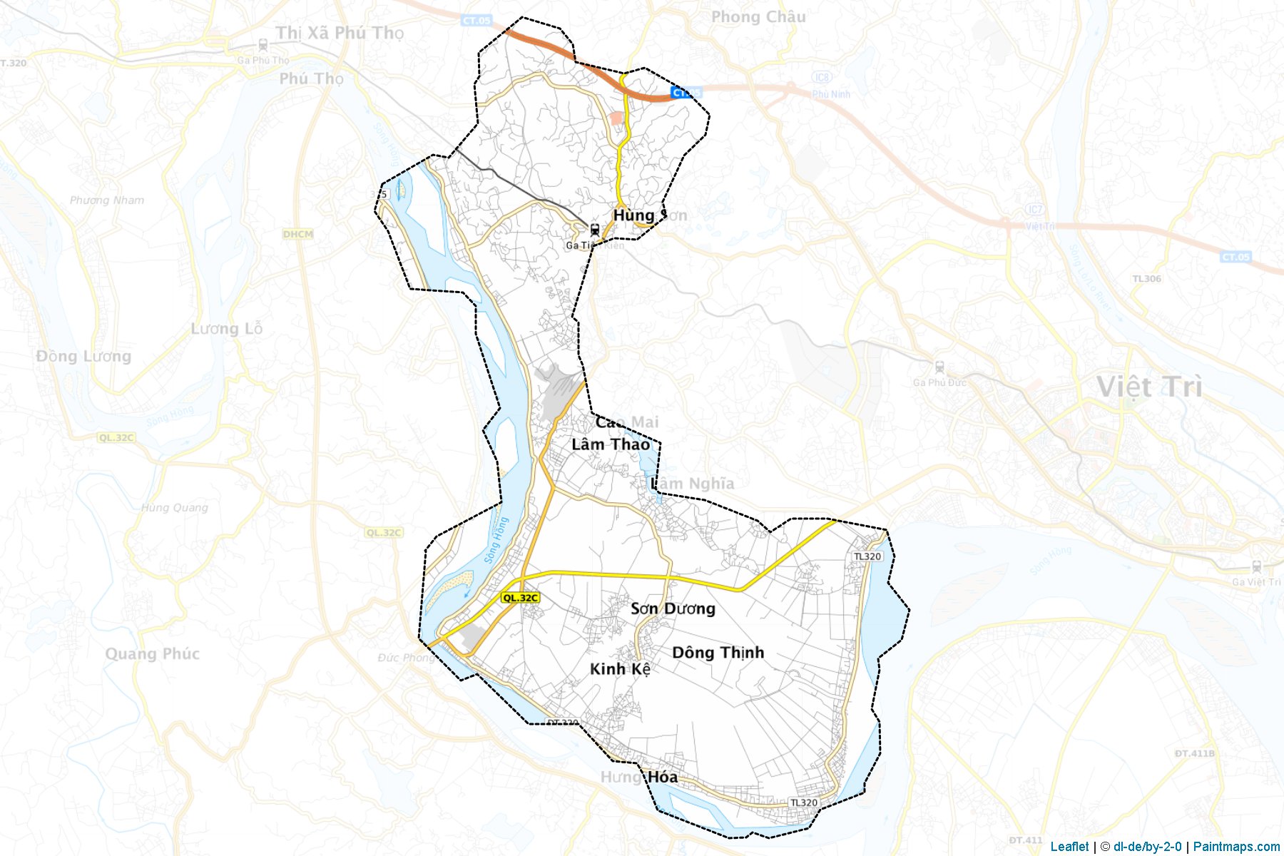 Lam Thao (Phu Tho) Map Cropping Samples-1