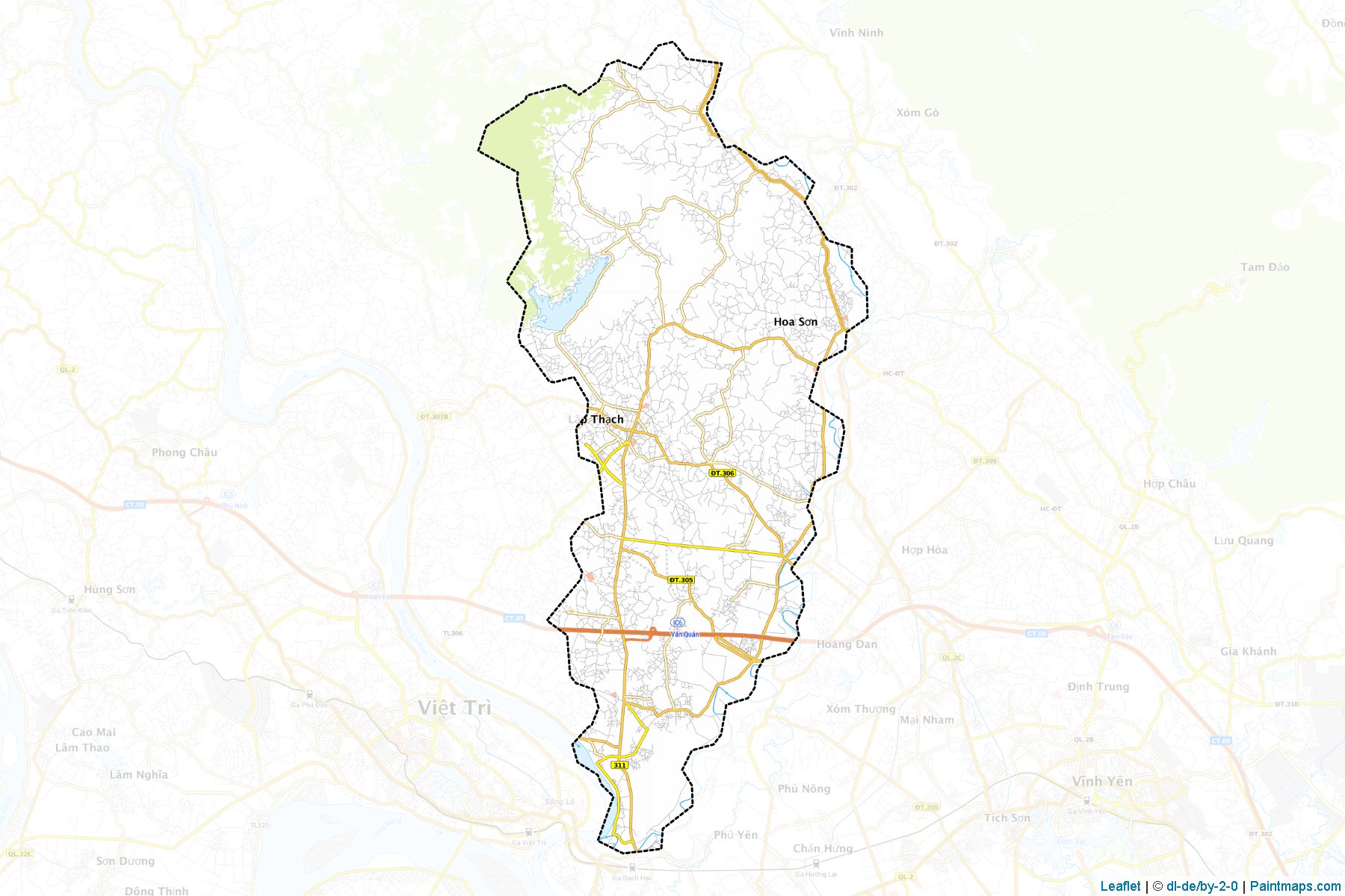 Lap Thach (Vinh Phuc) Map Cropping Samples-1