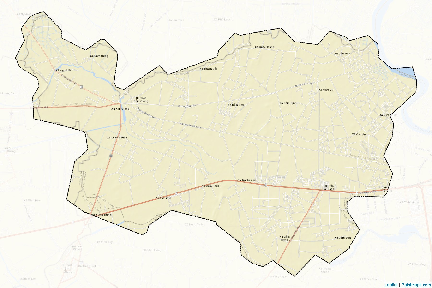 Cam Giang (Hai Duong) Map Cropping Samples-2