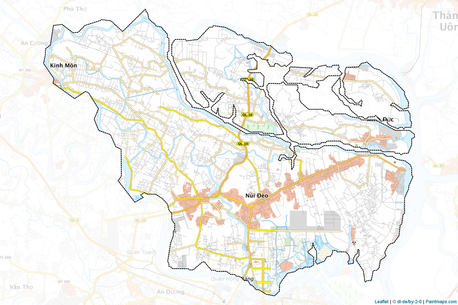 Muestras de recorte de mapas Thuy Nguyen (Hải Phòng)-1