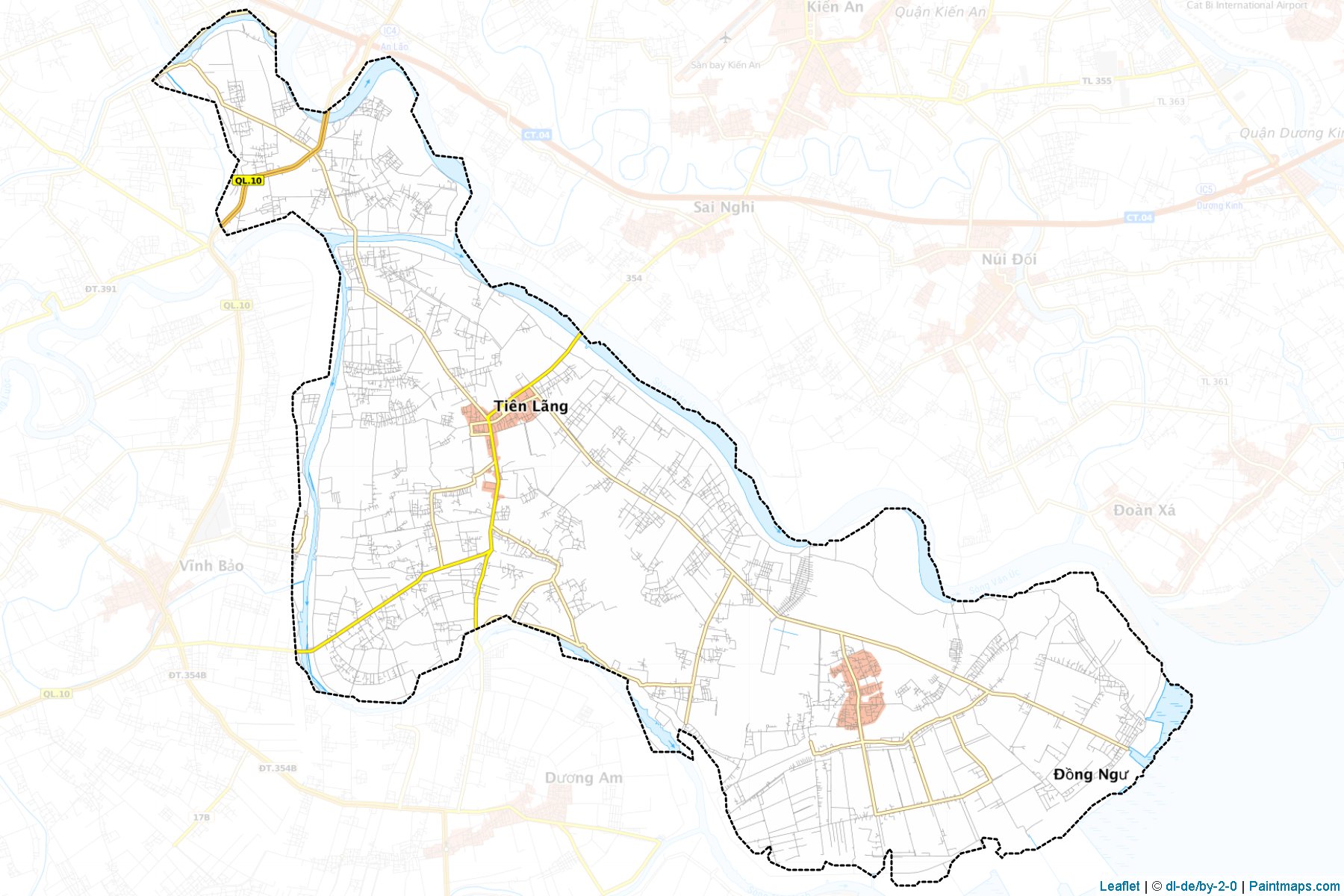 Tien Lang (Hai Phong) Map Cropping Samples-1