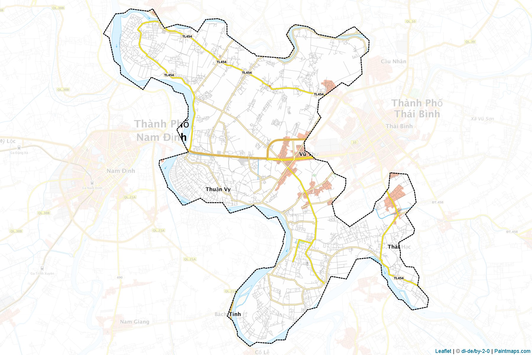 Vu Thu (Thai Binh) Map Cropping Samples-1