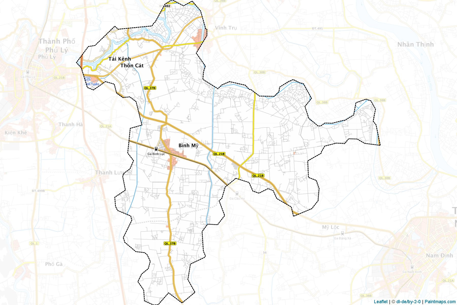 Muestras de recorte de mapas Binh Luc (Hà Nam)-1