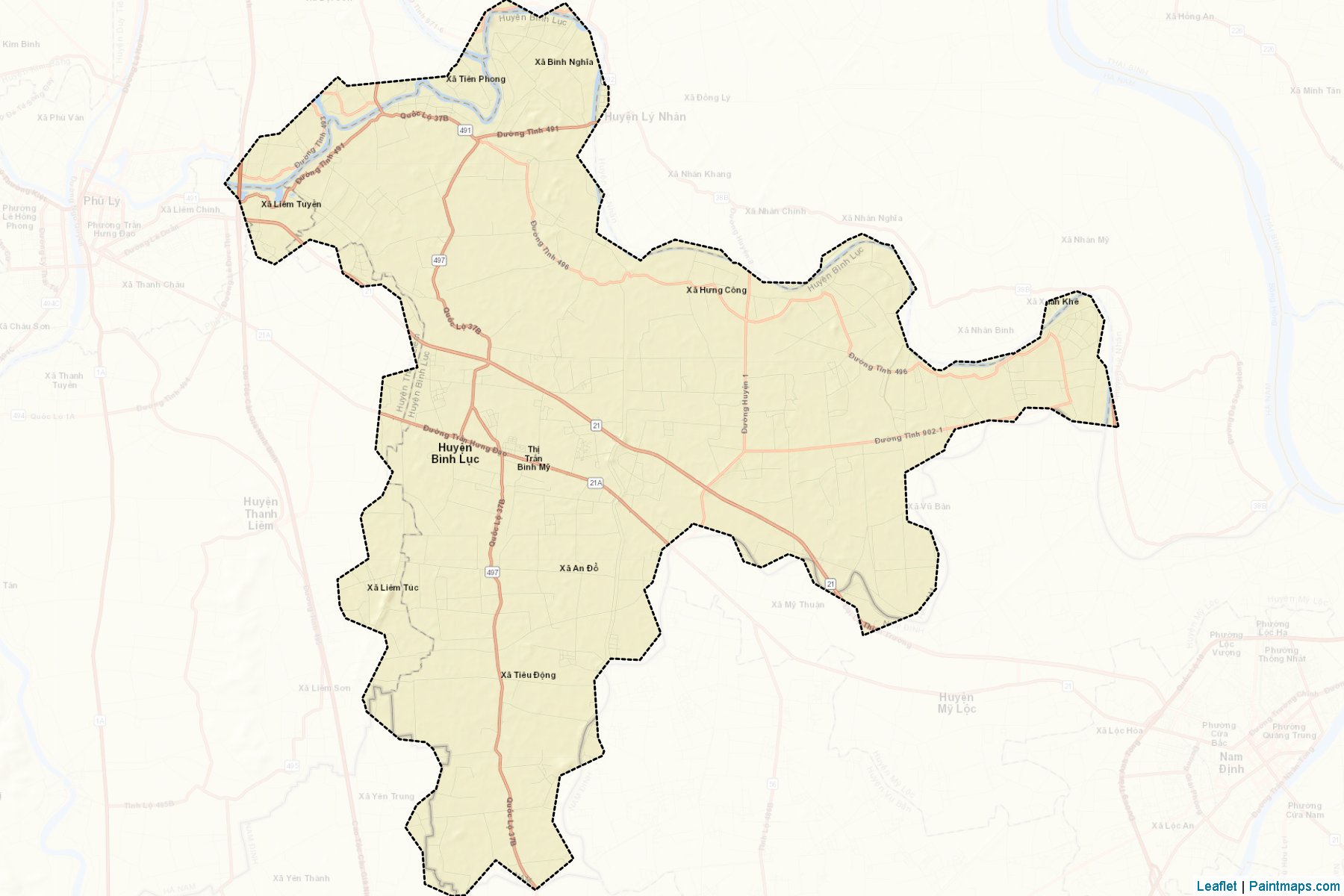 Muestras de recorte de mapas Binh Luc (Hà Nam)-2