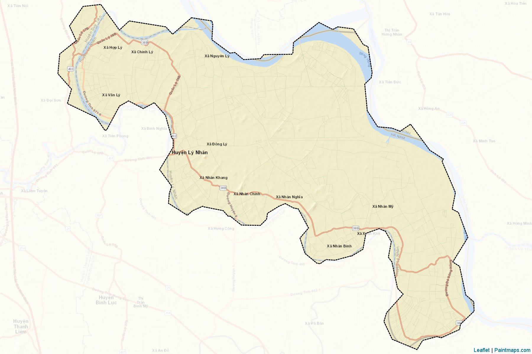 Ly Nhan (Ha Nam) Map Cropping Samples-2