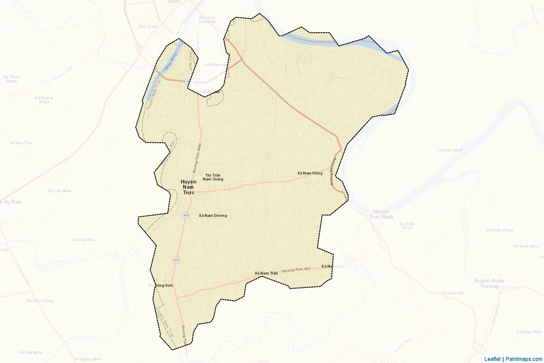 Nam Truc (Nam Dinh) Map Cropping Samples-2