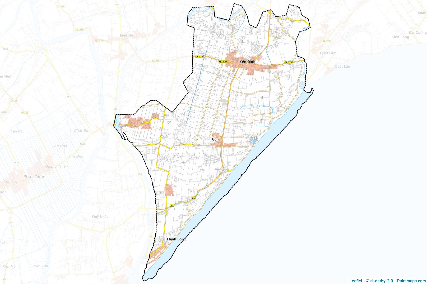 Muestras de recorte de mapas Hai Hau (Nam Định)-1