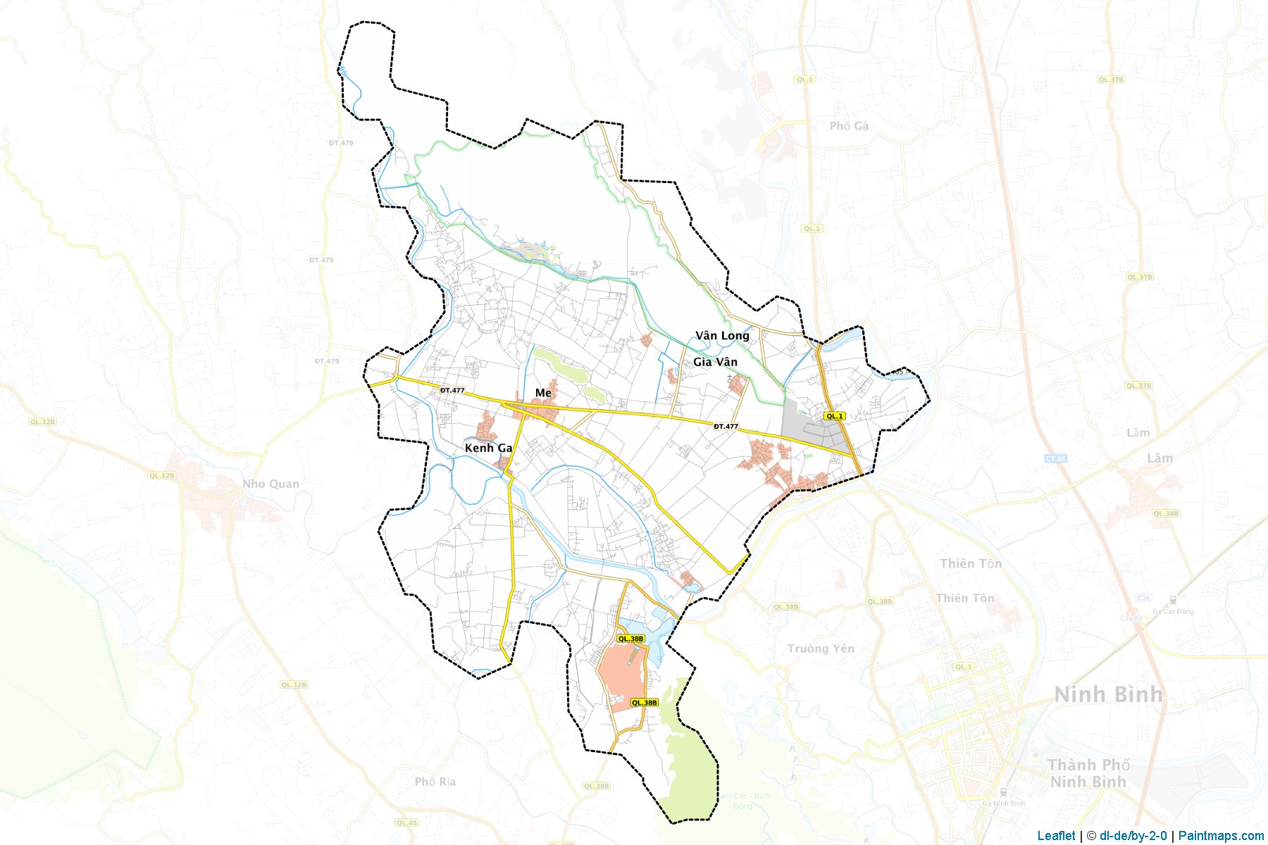 Muestras de recorte de mapas Gia Vien (Ninh Bình)-1