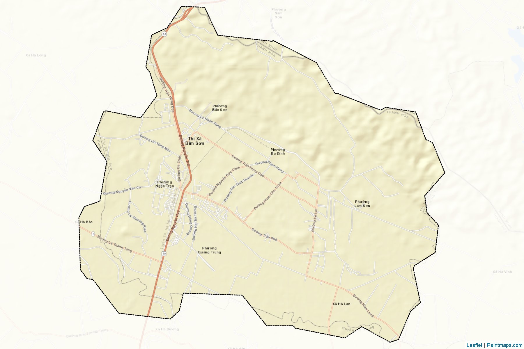 Muestras de recorte de mapas Bim Son (Thanh Hóa)-2