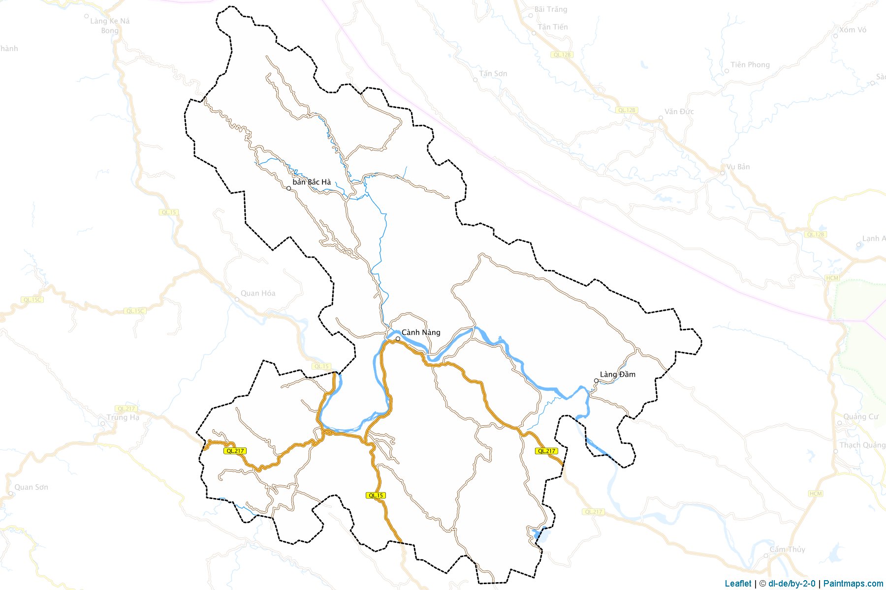 Ba Thuoc (Thanh Hoa) Map Cropping Samples-1