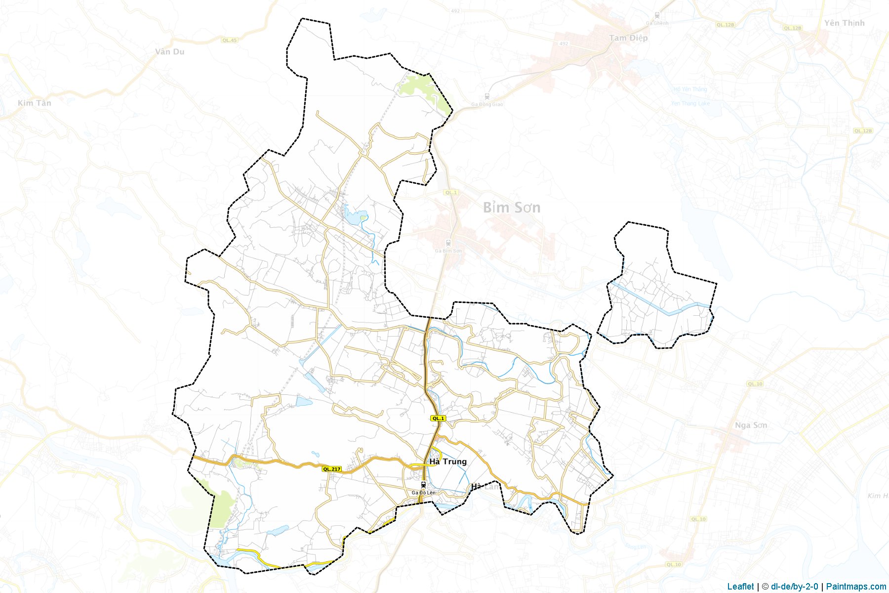 Muestras de recorte de mapas Ha Trung (Thanh Hóa)-1