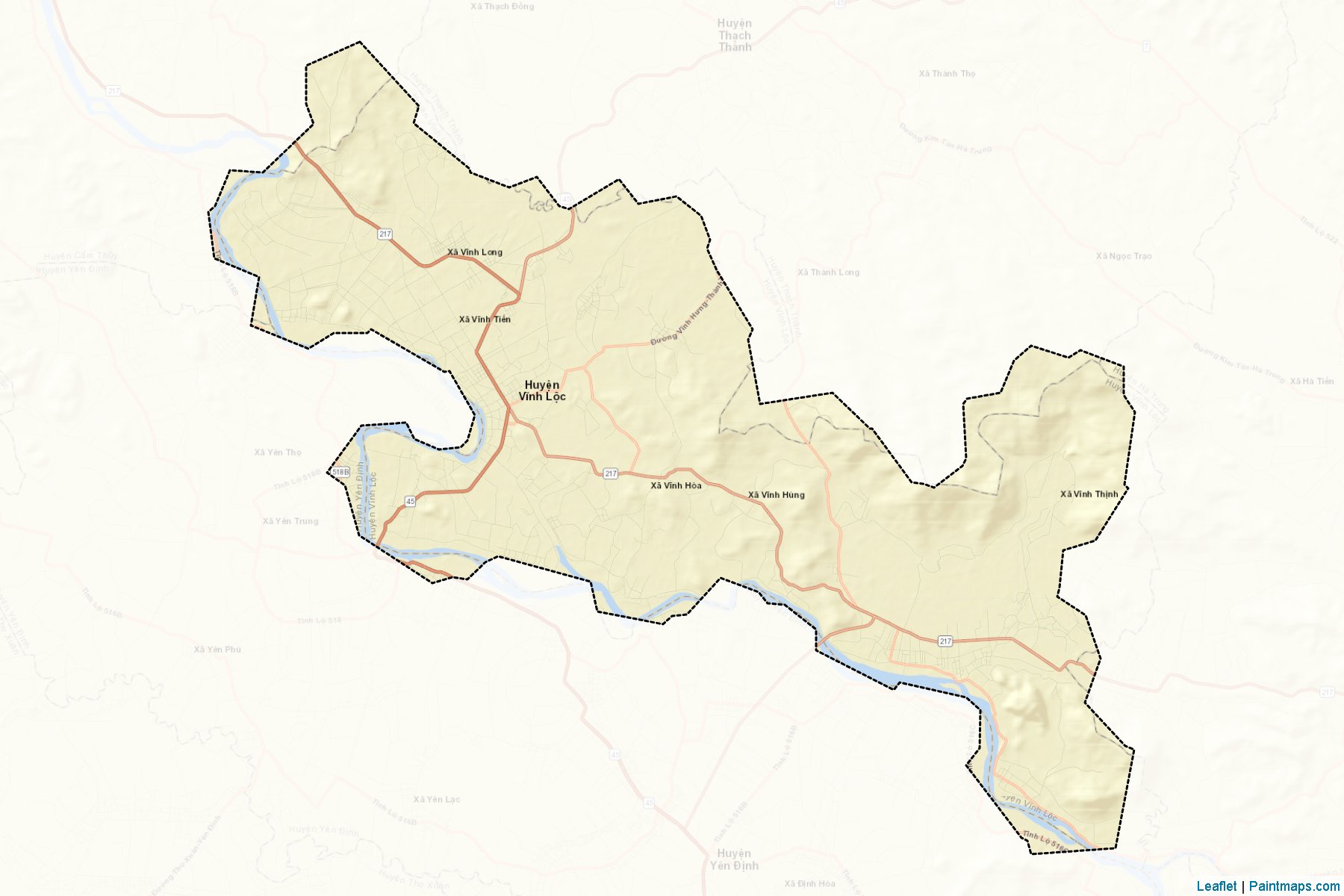 Muestras de recorte de mapas Vinh Loc (Thanh Hóa)-2