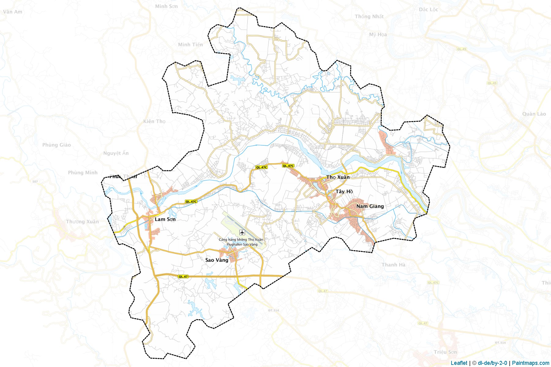 Tho Xuan (Thanh Hoa) Map Cropping Samples-1