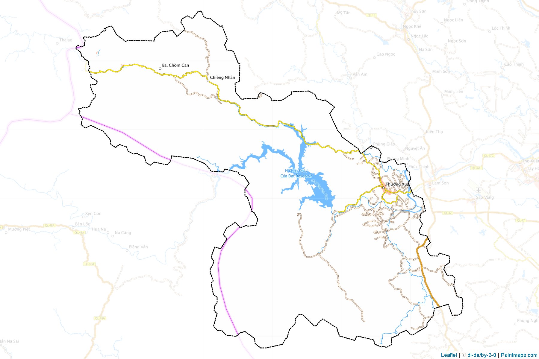 Thuong Xuan (Thanh Hoa) Map Cropping Samples-1