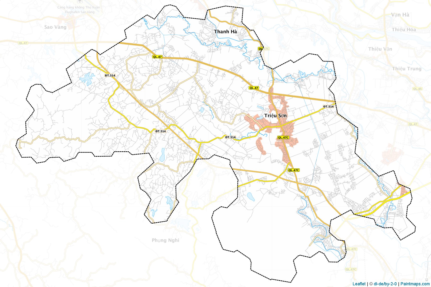 Trieu Son (Thanh Hoa) Map Cropping Samples-1