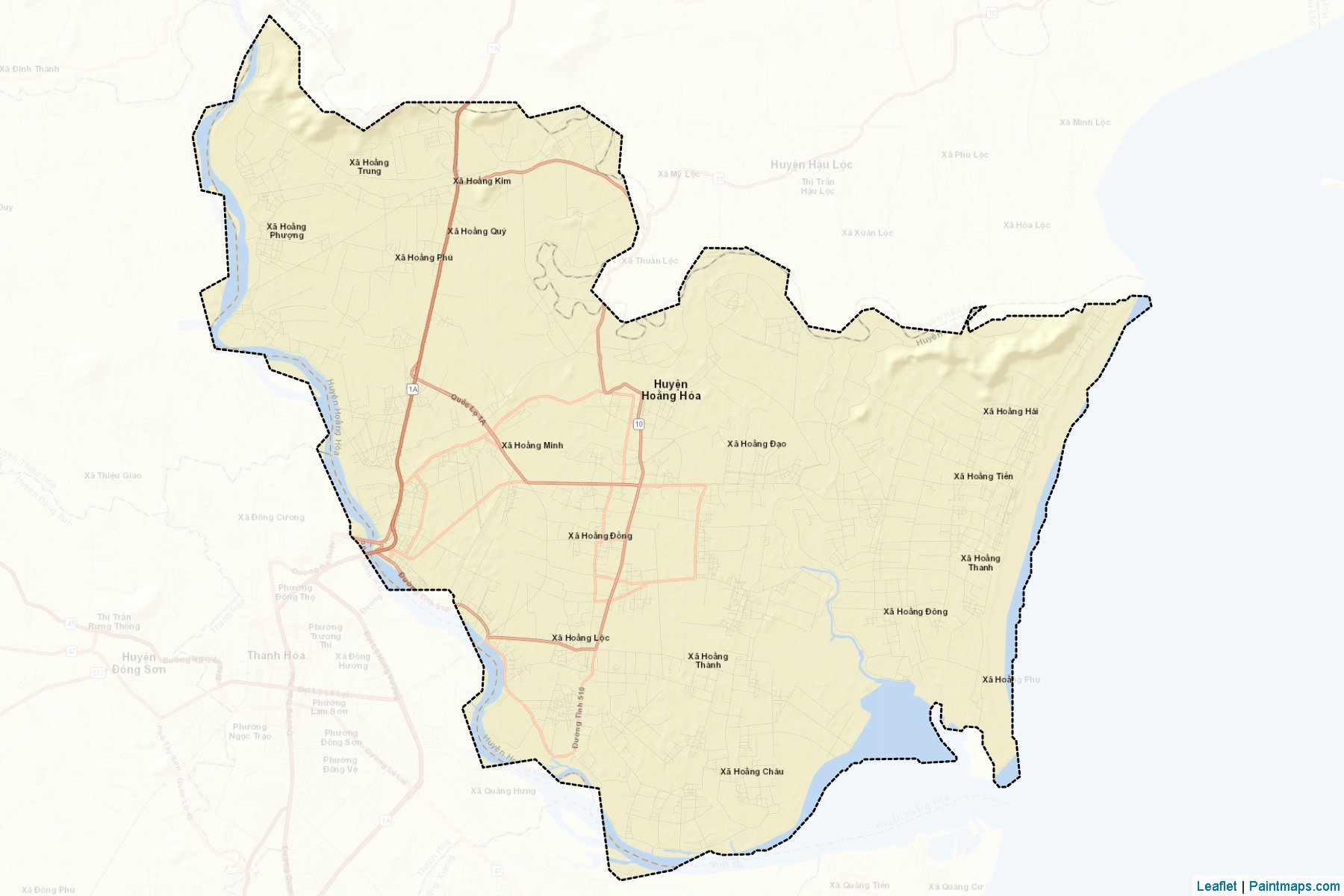 Hoang Hoa (Thanh Hoa) Map Cropping Samples-2