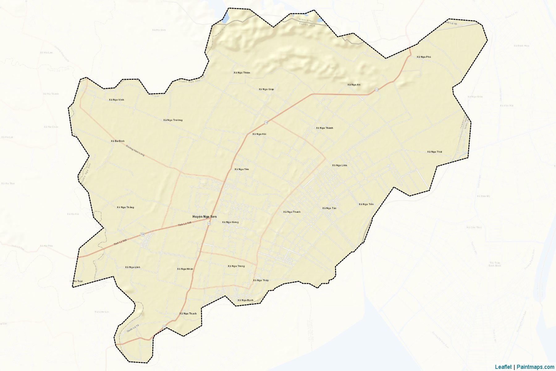 Muestras de recorte de mapas Nga Son (Thanh Hóa)-2