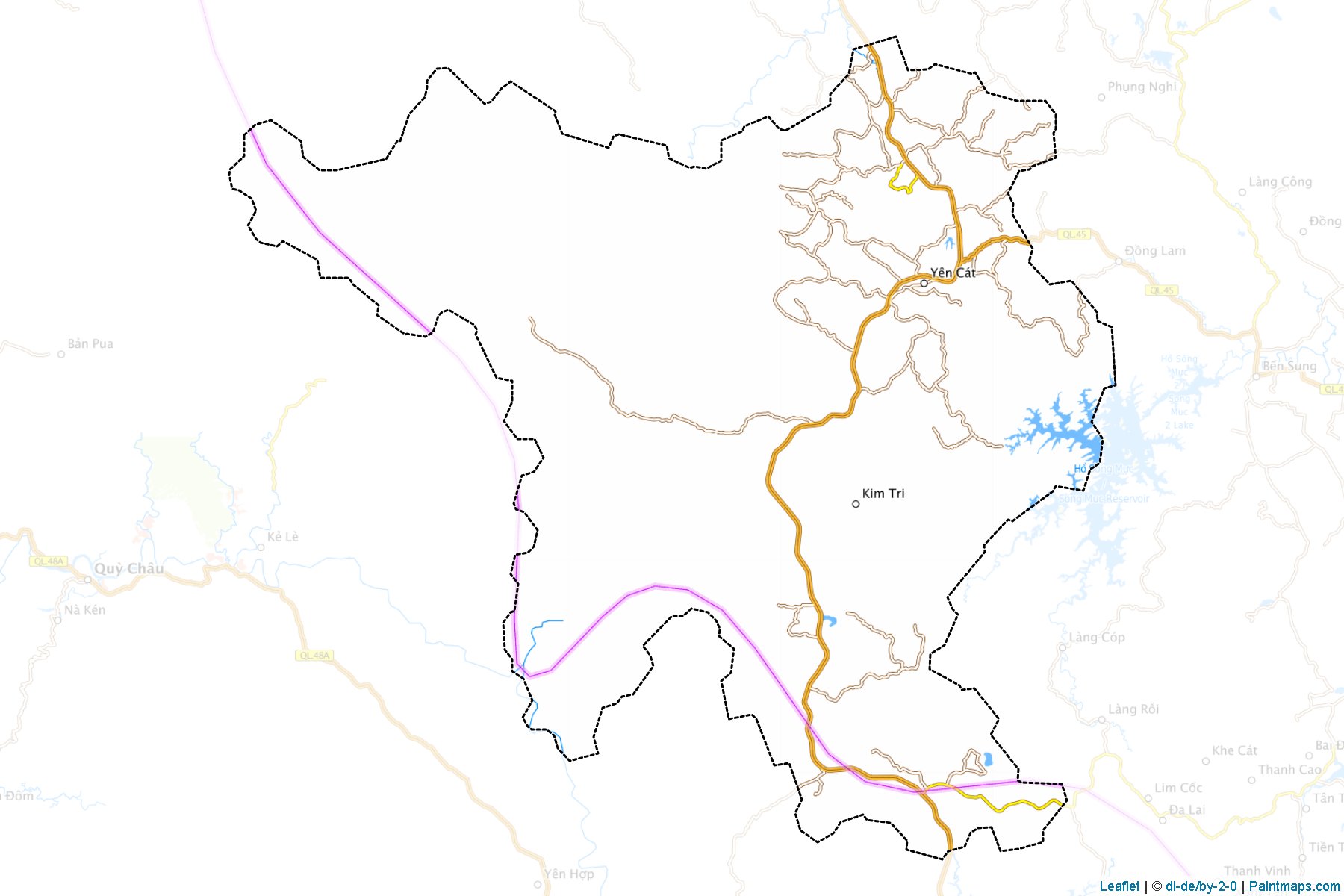 Nhu Xuan (Thanh Hoa) Map Cropping Samples-1