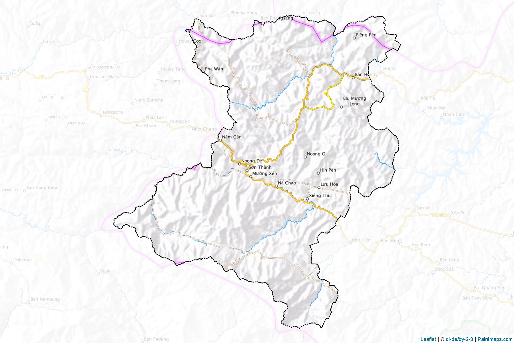 Muestras de recorte de mapas Ky Son (Nghệ An)-1