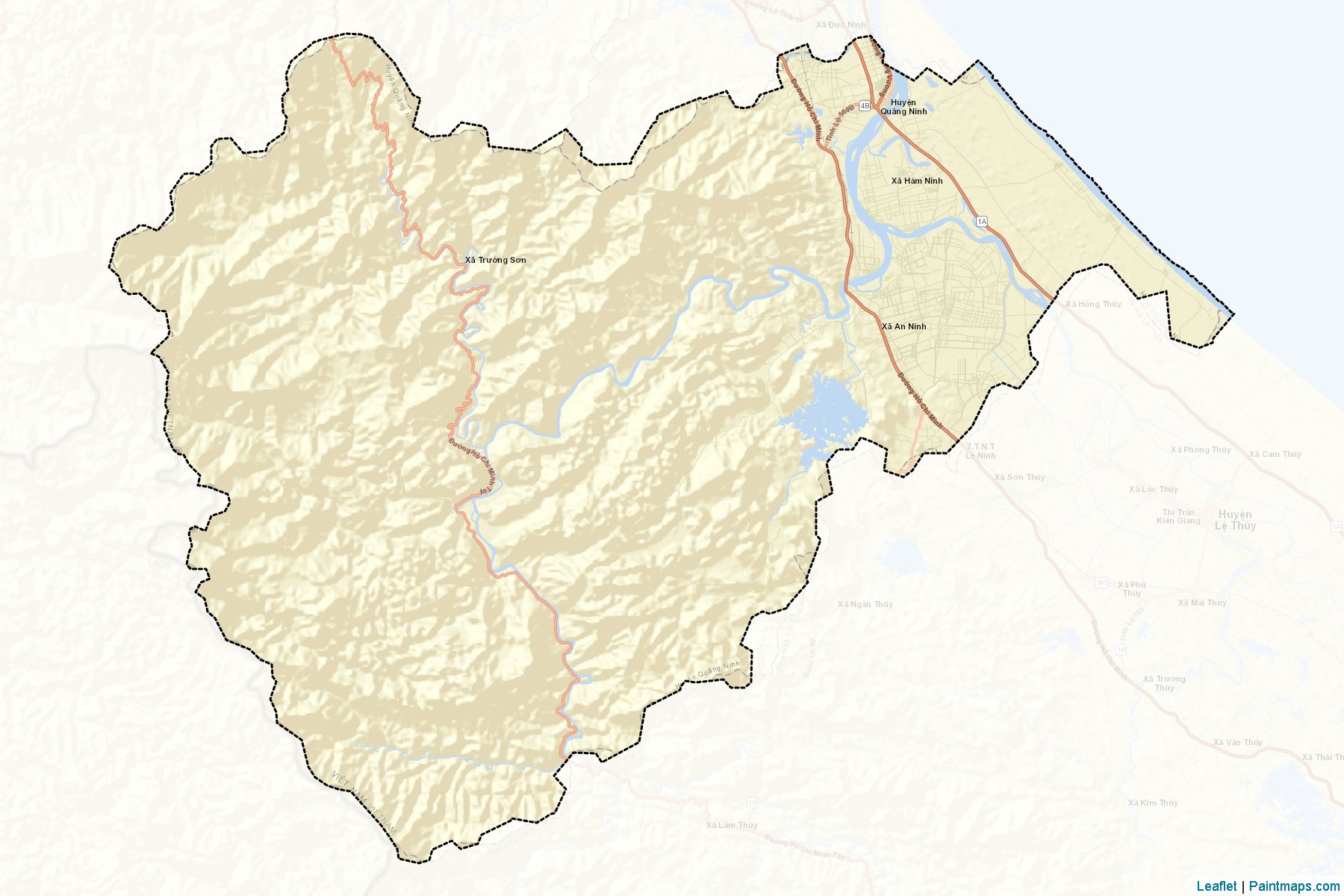 Muestras de recorte de mapas Quang Ninh (Quảng Bình)-2