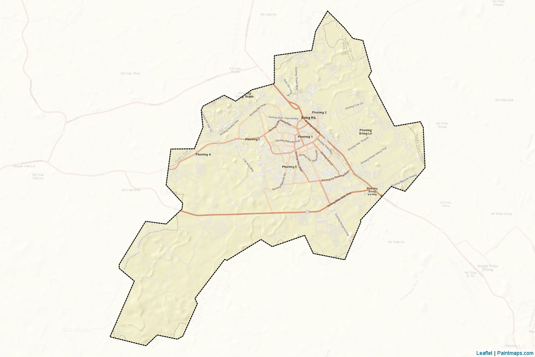 Dong Ha (Quang Tri) Map Cropping Samples-2