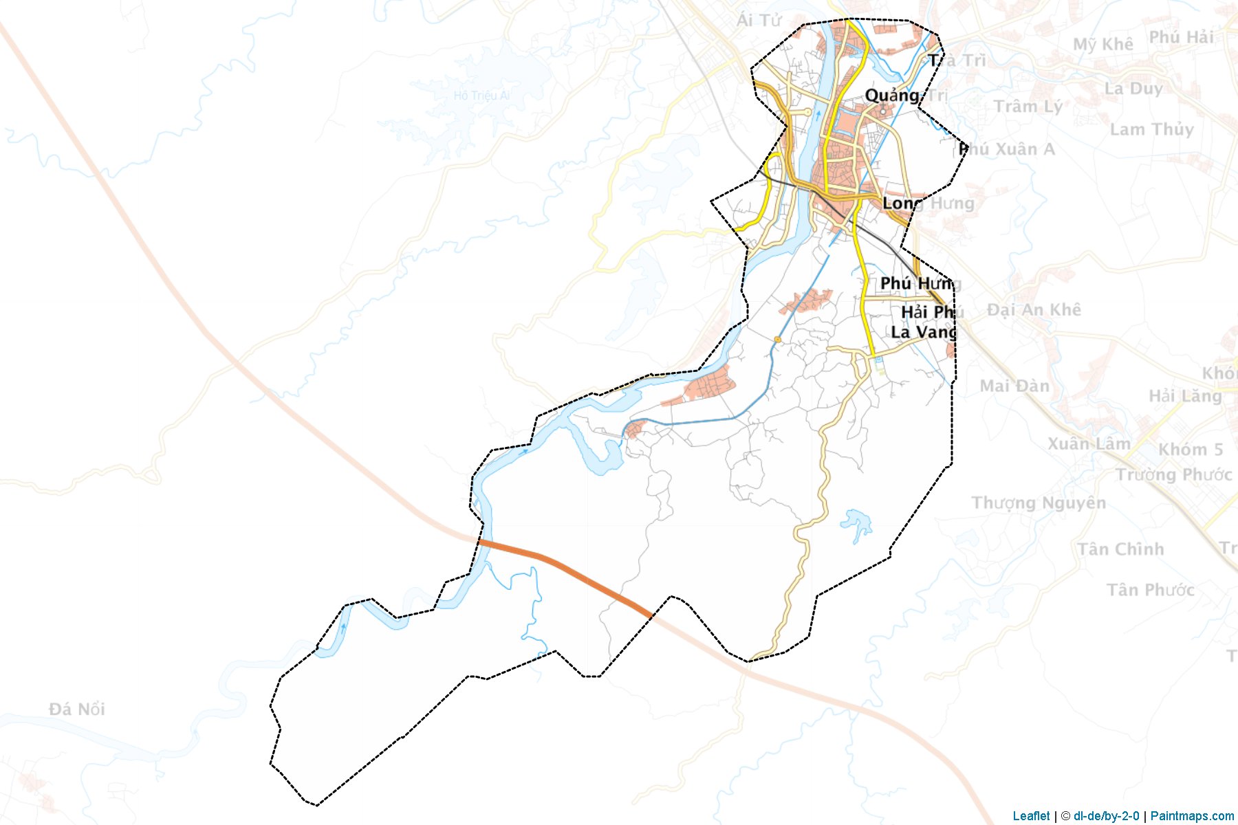 Quang Tri (Quảng Trị) Haritası Örnekleri-1