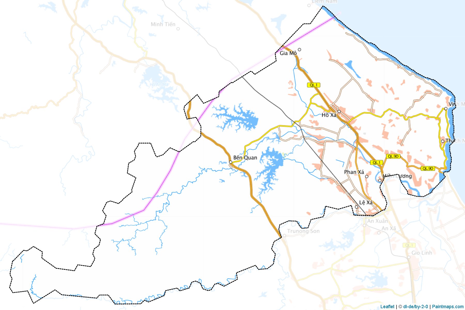 Vinh Linh (Quang Tri) Map Cropping Samples-1