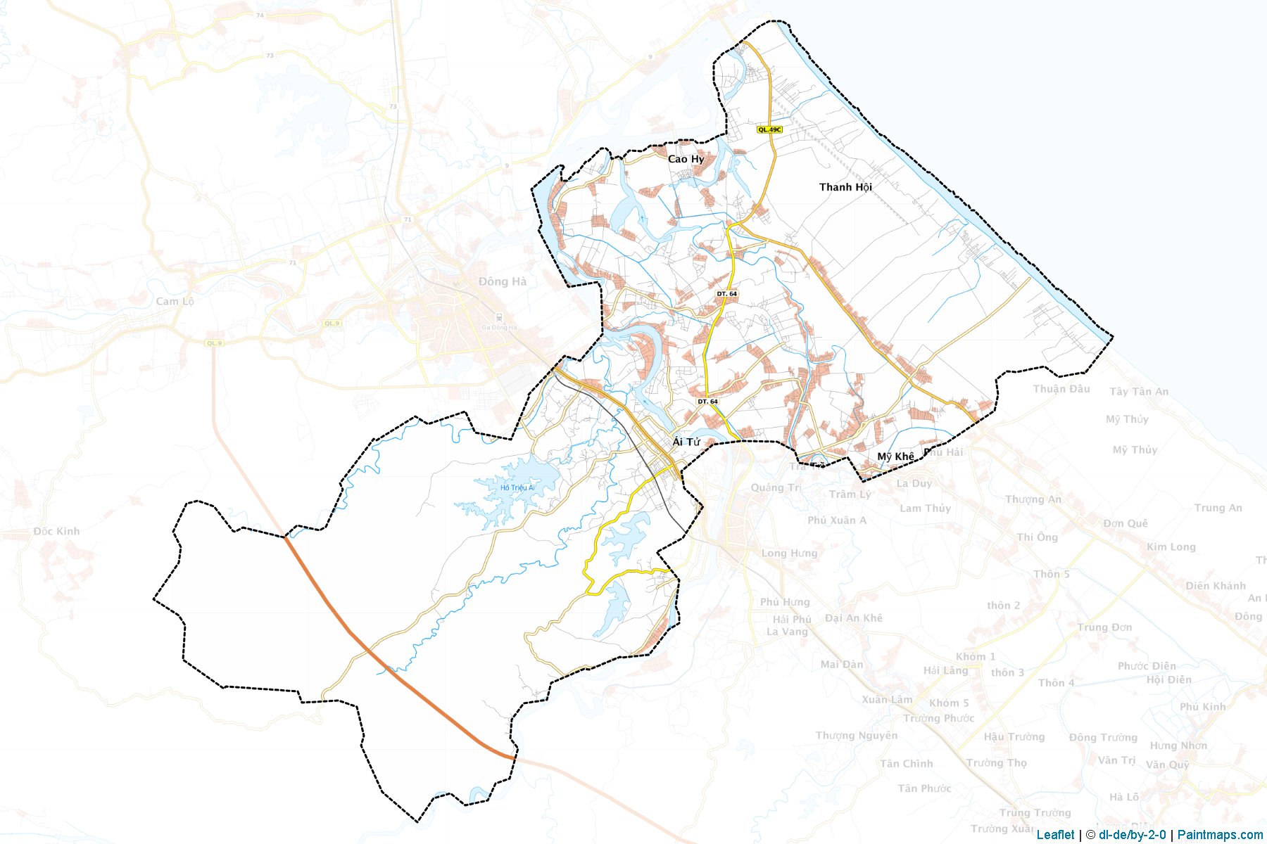 Trieu Phong (Quang Tri) Map Cropping Samples-1