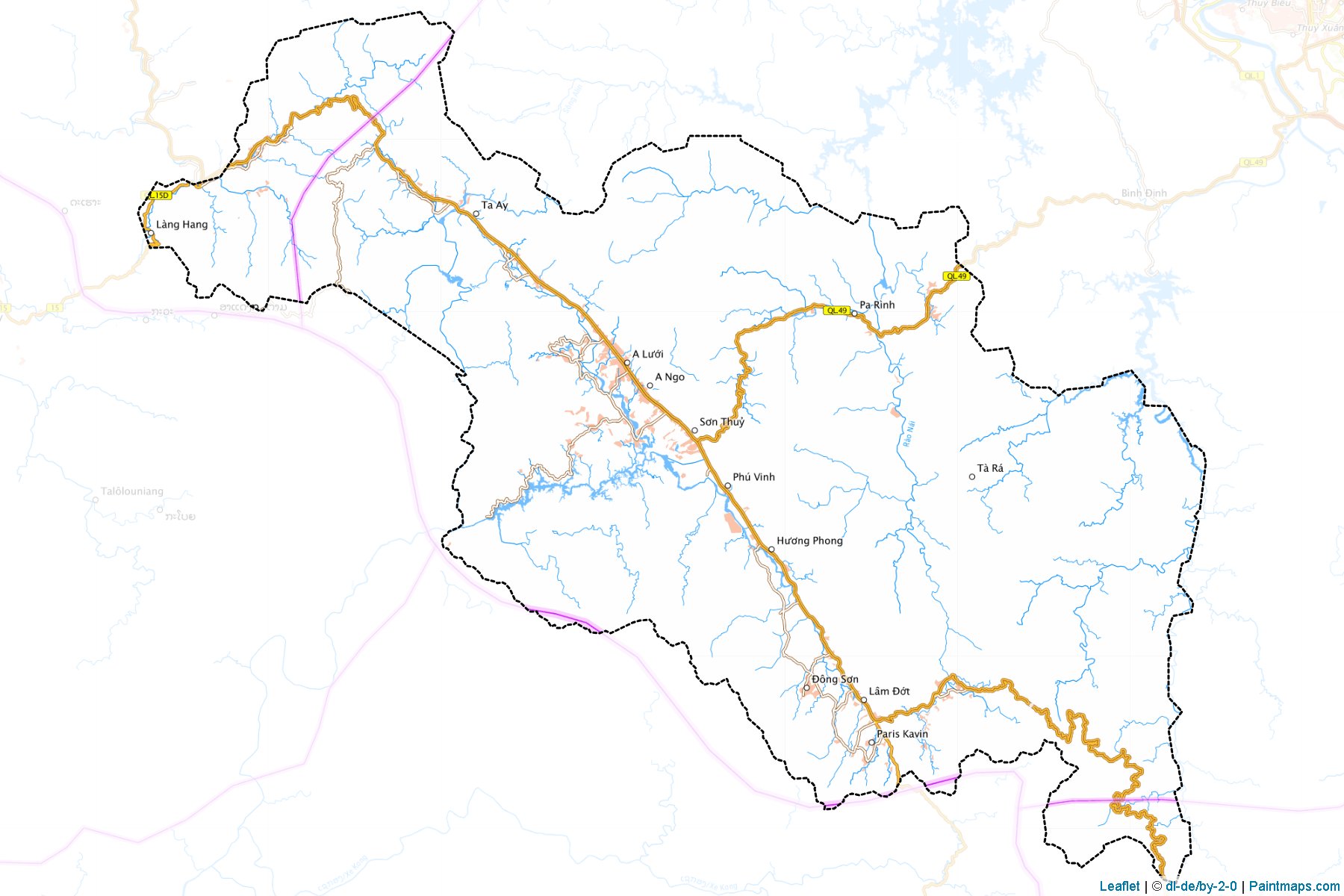 A Luoi (Thura Thien-Hue) Map Cropping Samples-1