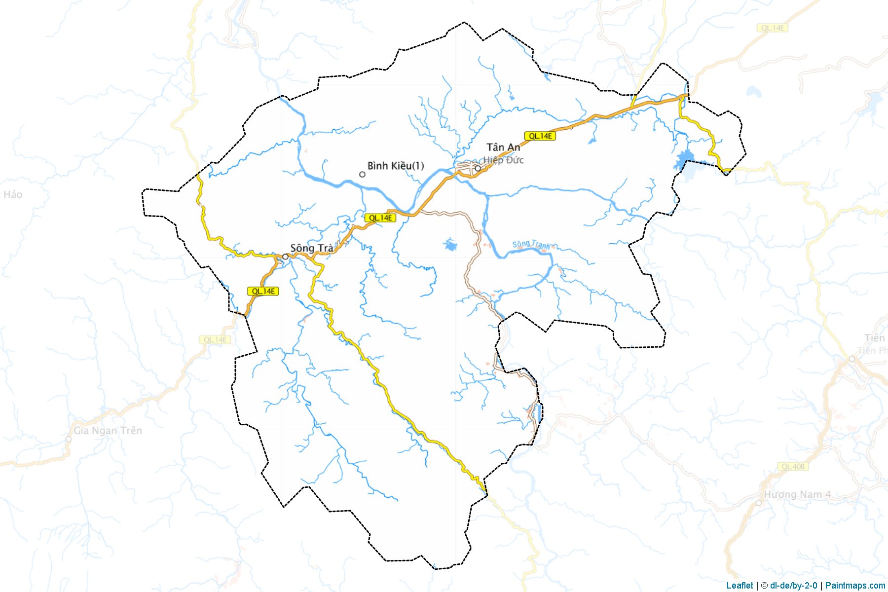 Muestras de recorte de mapas Hiep Duc (Quàng Nam)-1