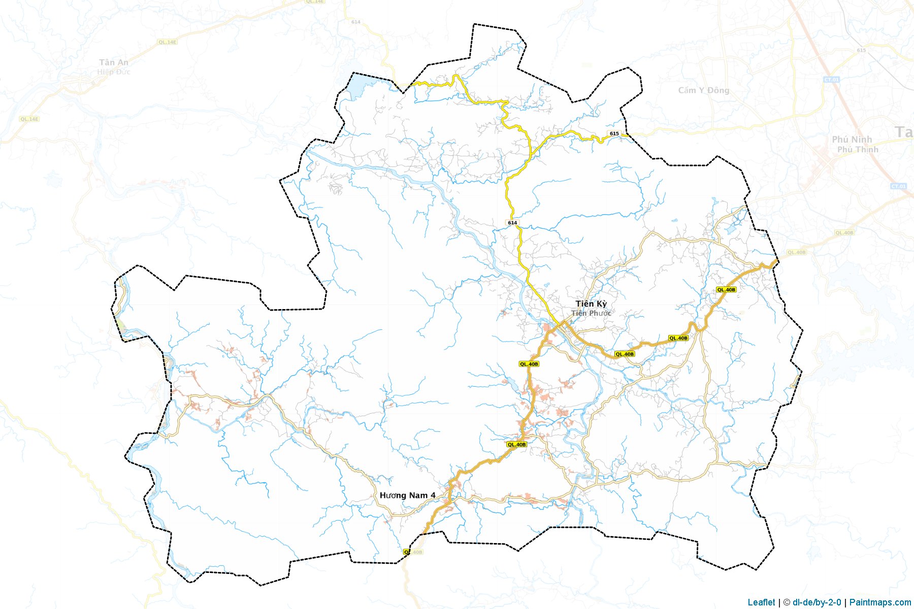 Muestras de recorte de mapas Tien Phuoc (Quàng Nam)-1