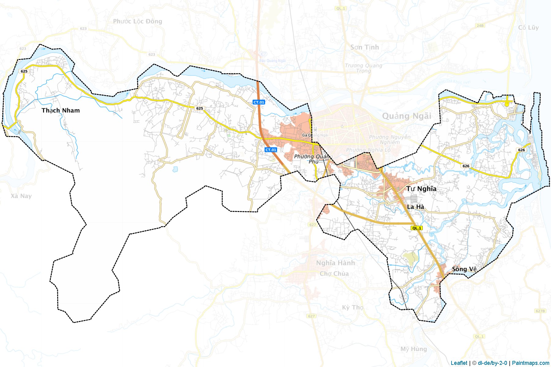 Muestras de recorte de mapas Tu Nghia (Quảng Ngãi)-1